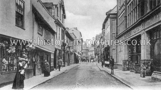 Green Dragon and Maidenhead Street, Hertford, Herts. c.1910